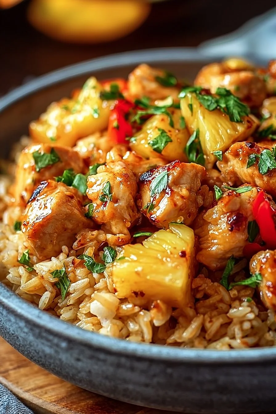 Pineapple Chicken and Rice
