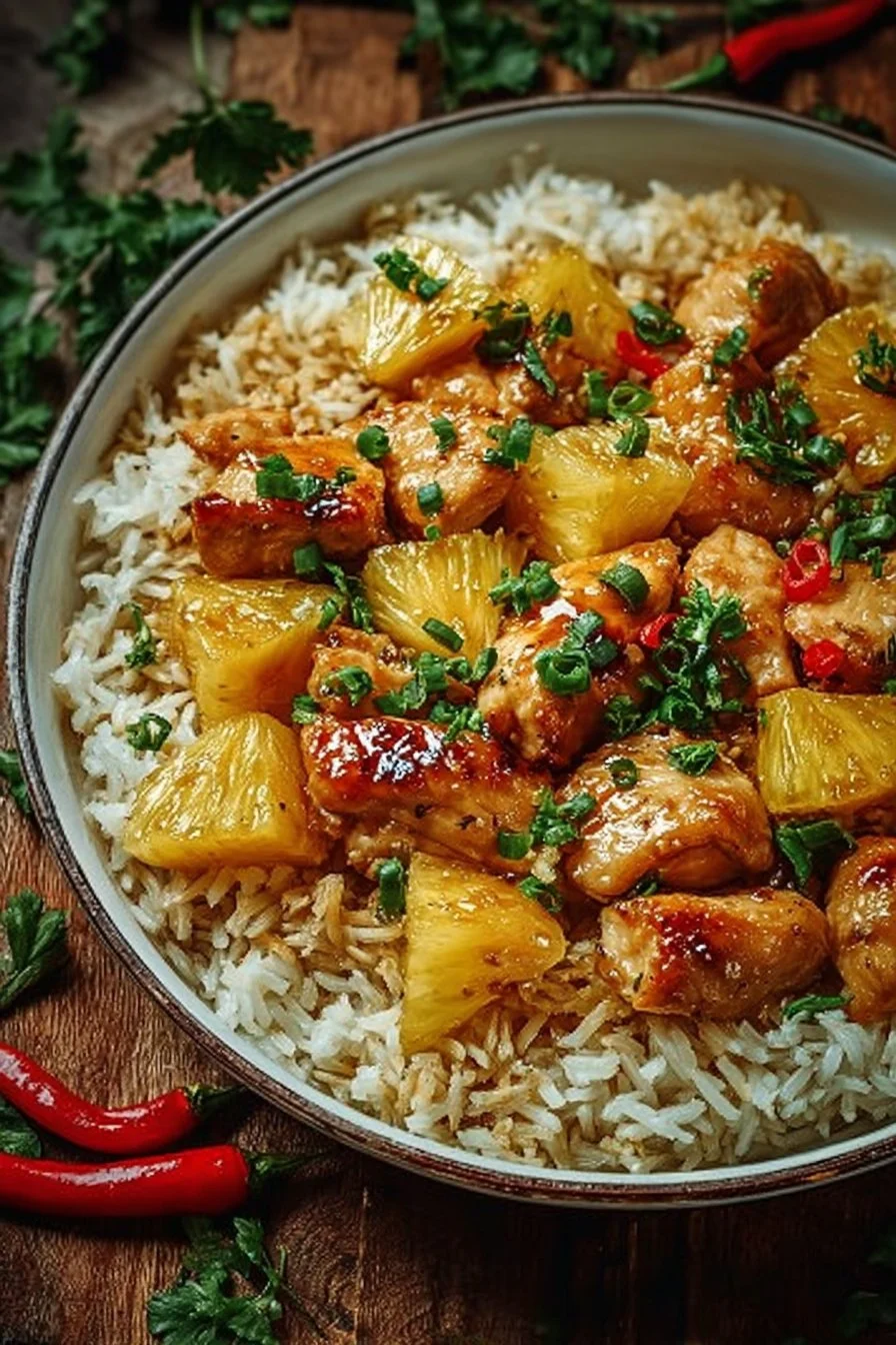 Pineapple Chicken and Rice