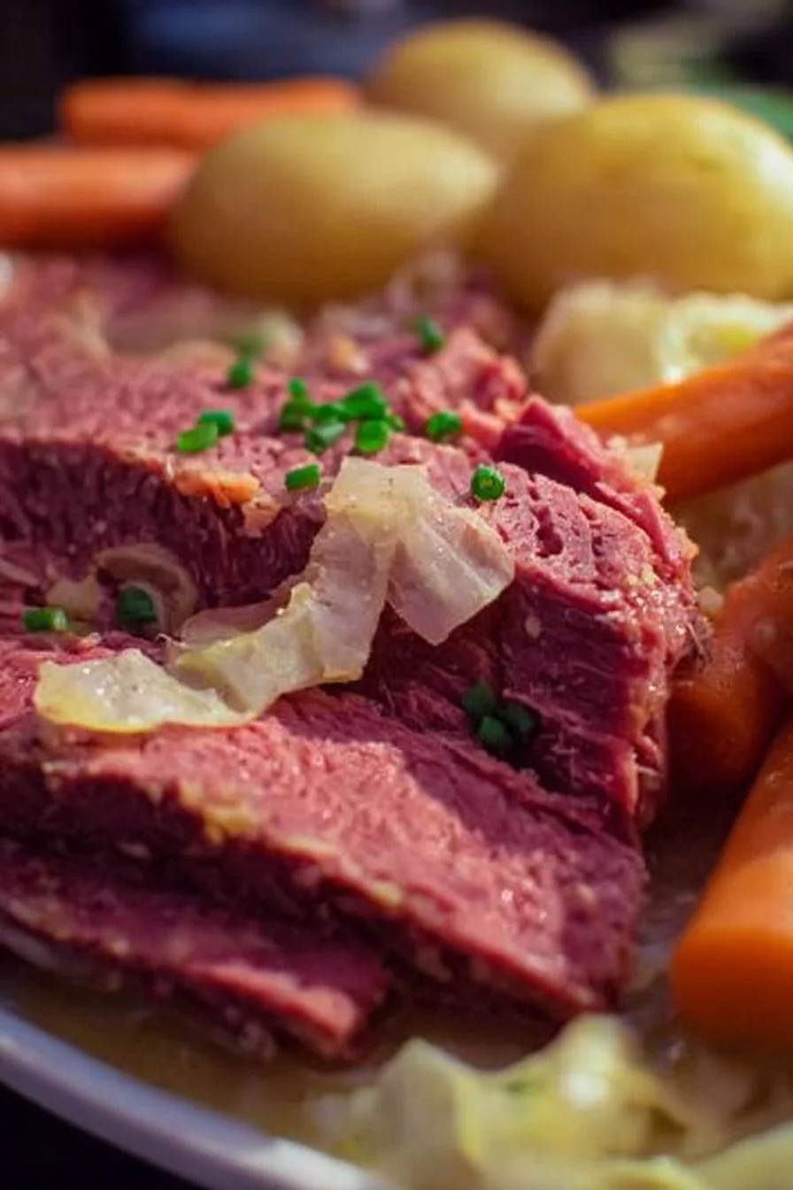 Slow Cooker Corned Beef with Cabbage