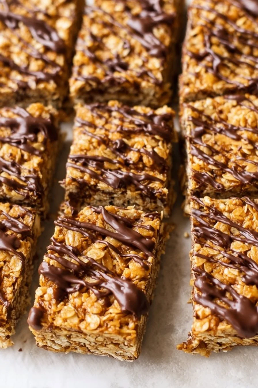 Sourdough Discard Granola Bars (Chocolate Peanut Butter)