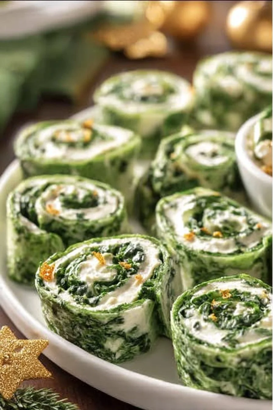 Spinach Dip Pinwheels