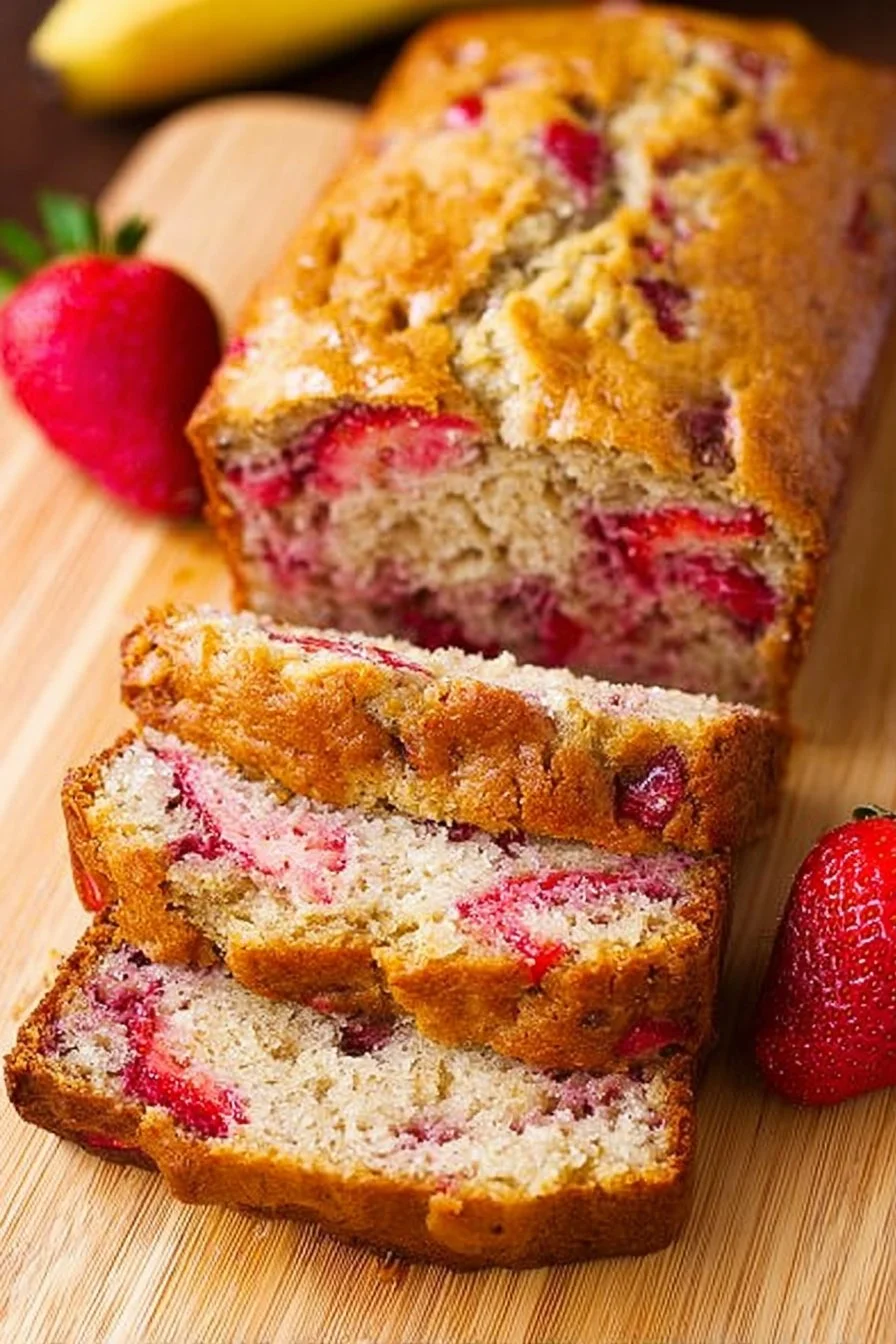 Strawberry Banana Bread