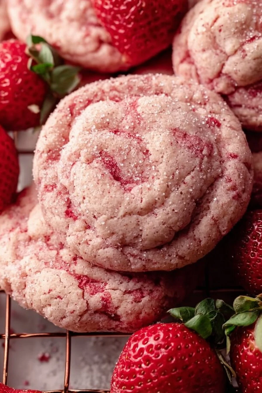 Strawberry Cookies Recipe