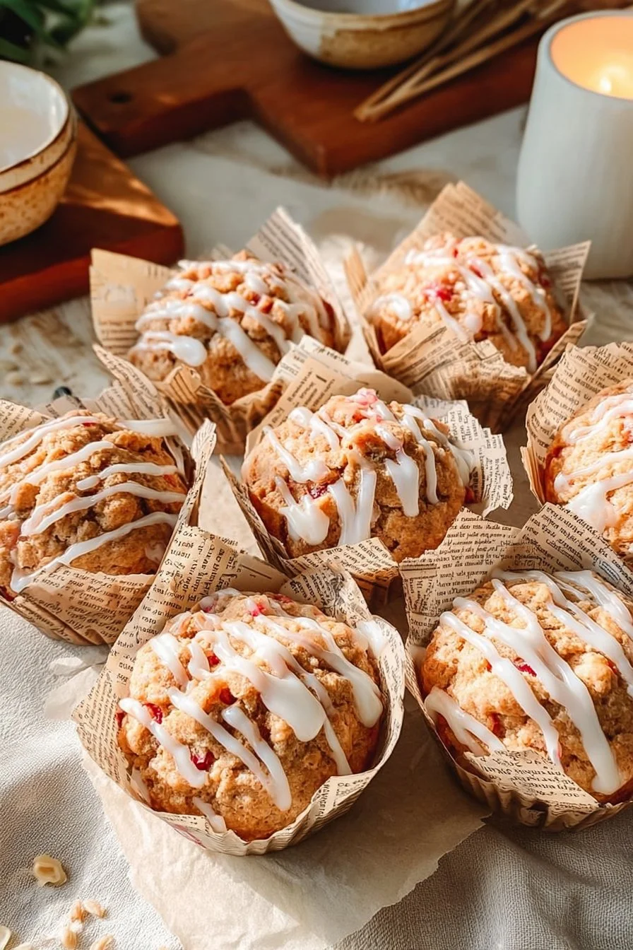 Strawberry & Cream Muffins