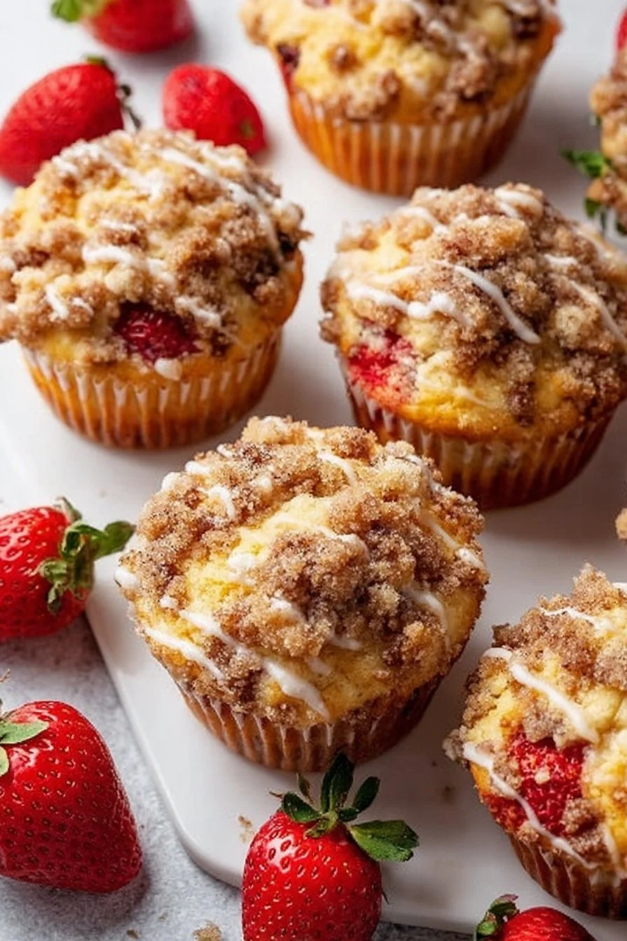 Strawberry Crumb Cake Muffins: A Sweet Delight for Every Morning