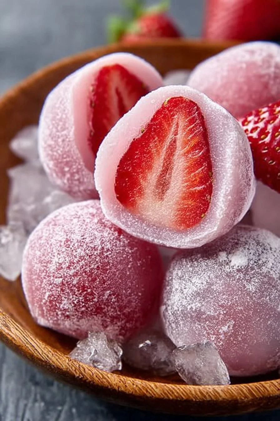 Strawberry Mochi