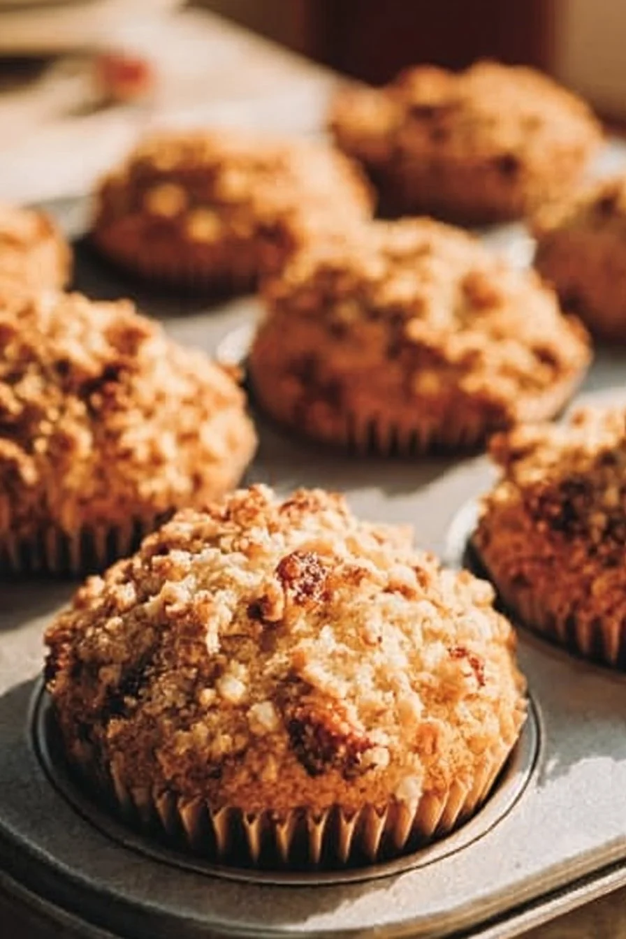 Strawberry-Rhubarb Muffins