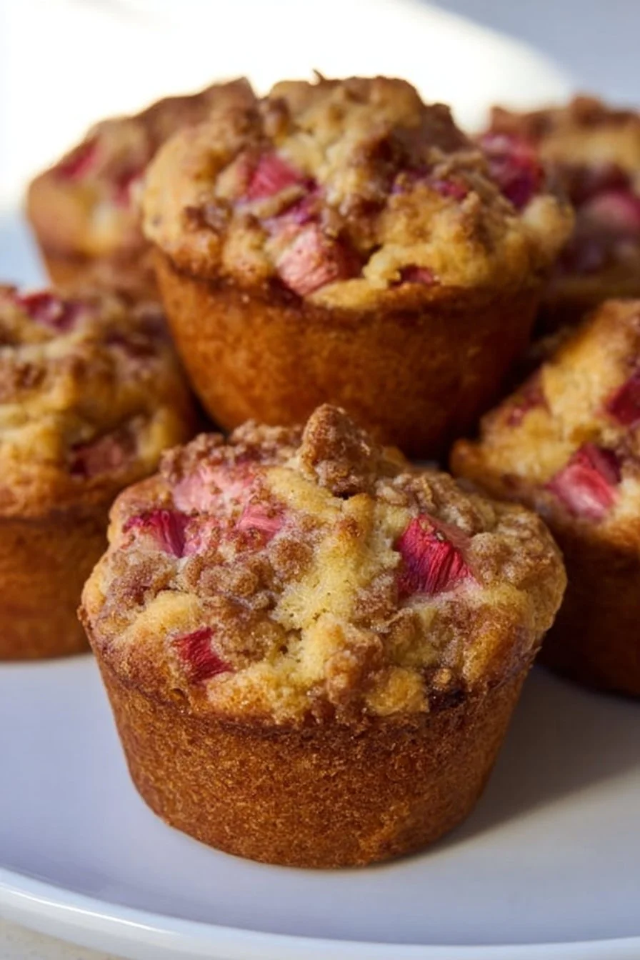 Strawberry Rhubarb Muffins