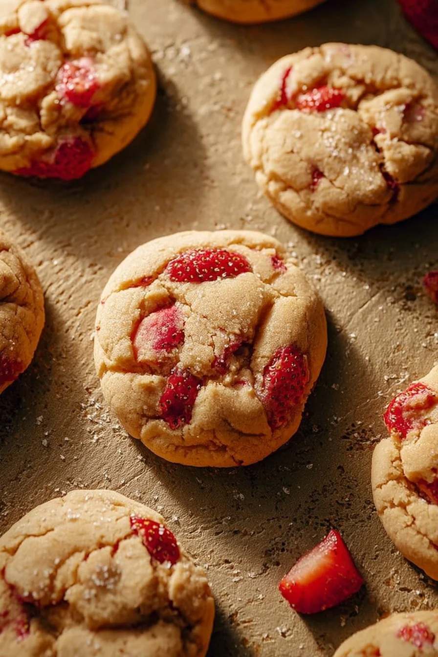 Strawberry Sugar Cookies