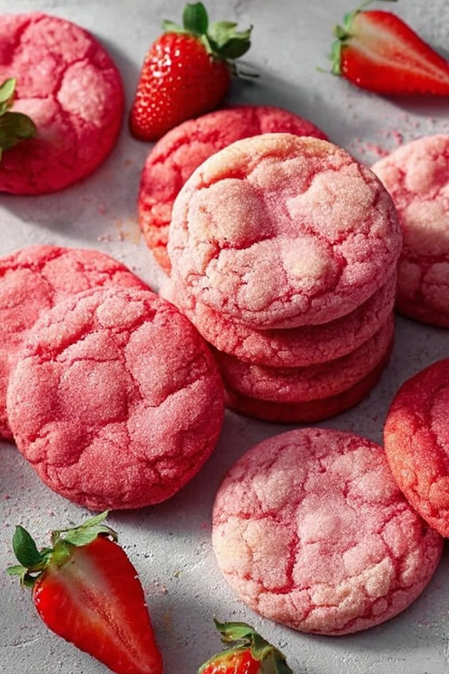 Strawberry Sugar Cookies – The Best Soft & Chewy Vegan Recipe (2025)