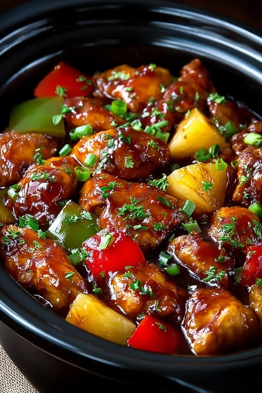 Sweet Hawaiian Crockpot Chicken