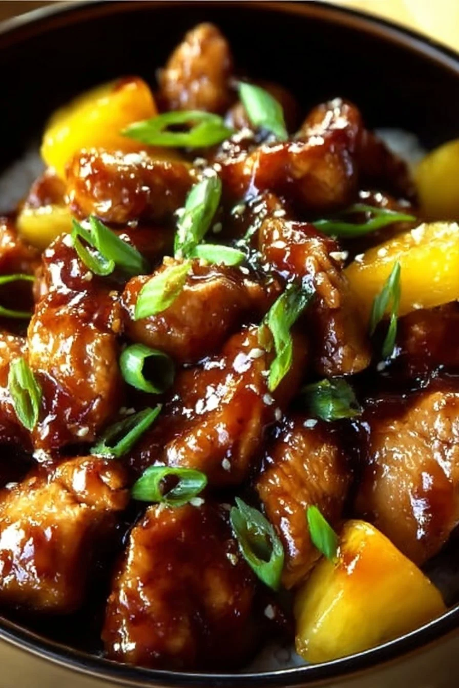 Sweet Hawaiian Crockpot Chicken