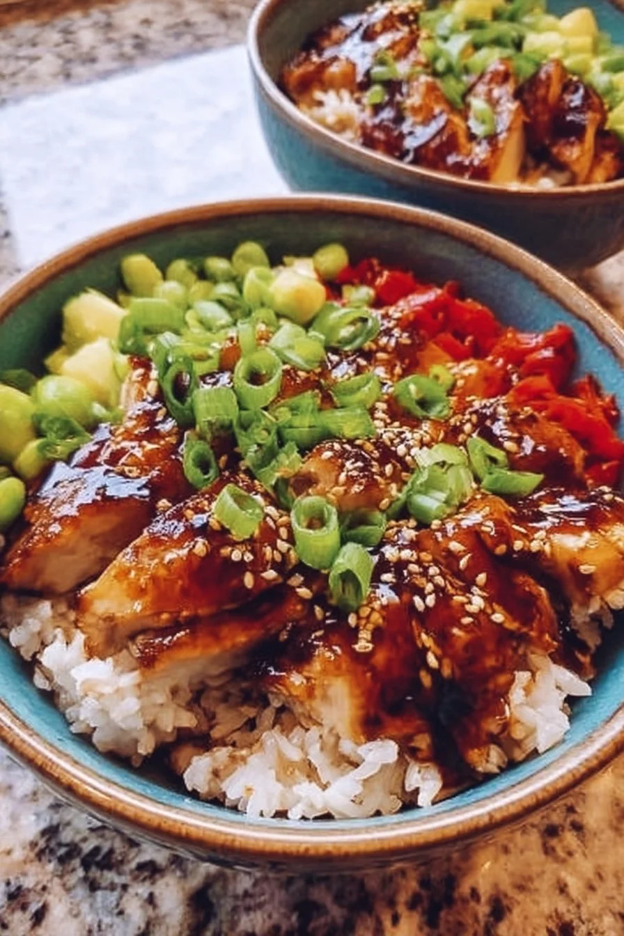 Teriyaki Chicken and Rice Bowls