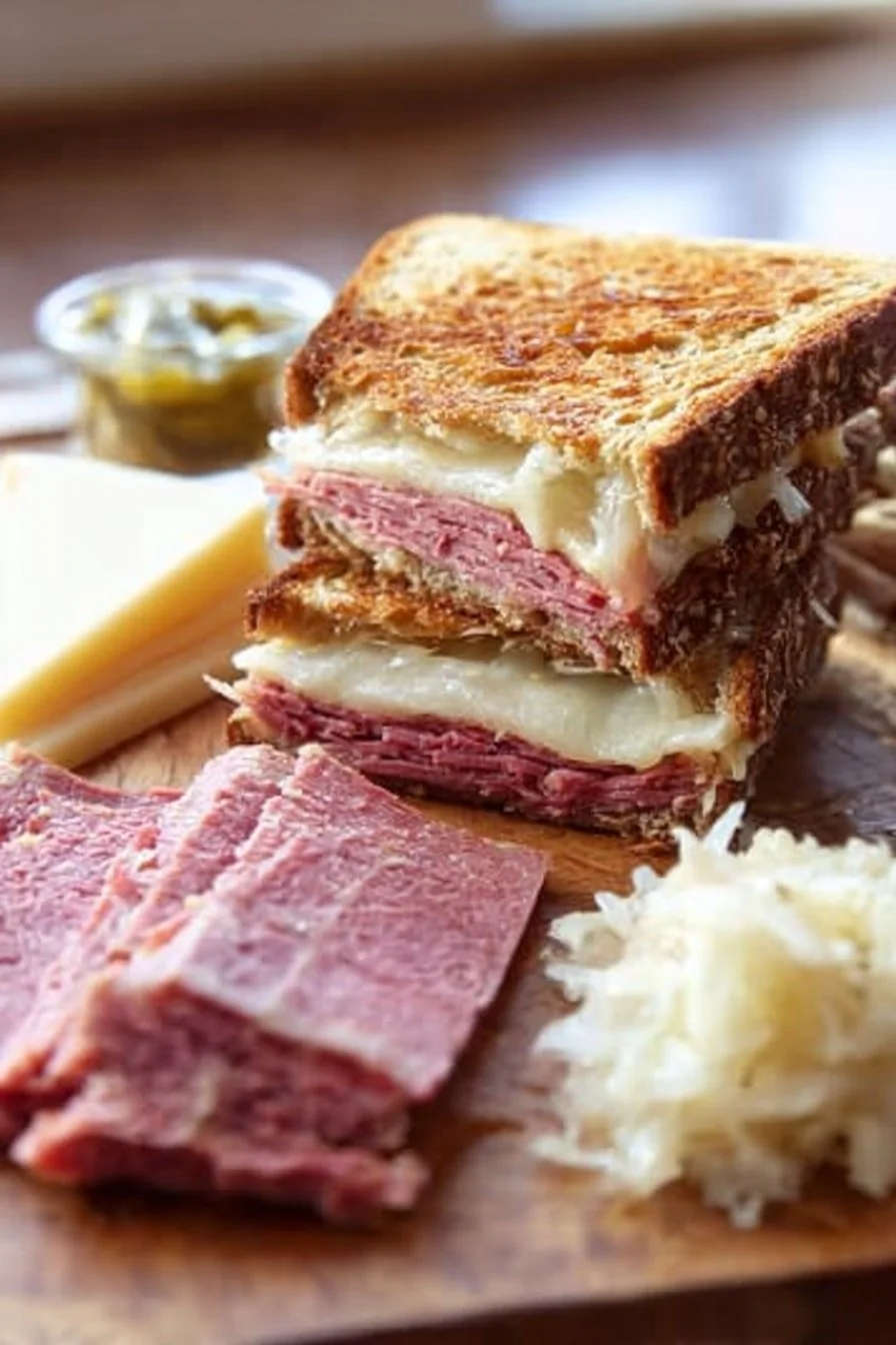 The best Irish Reuben sandwich recipe with corned beef