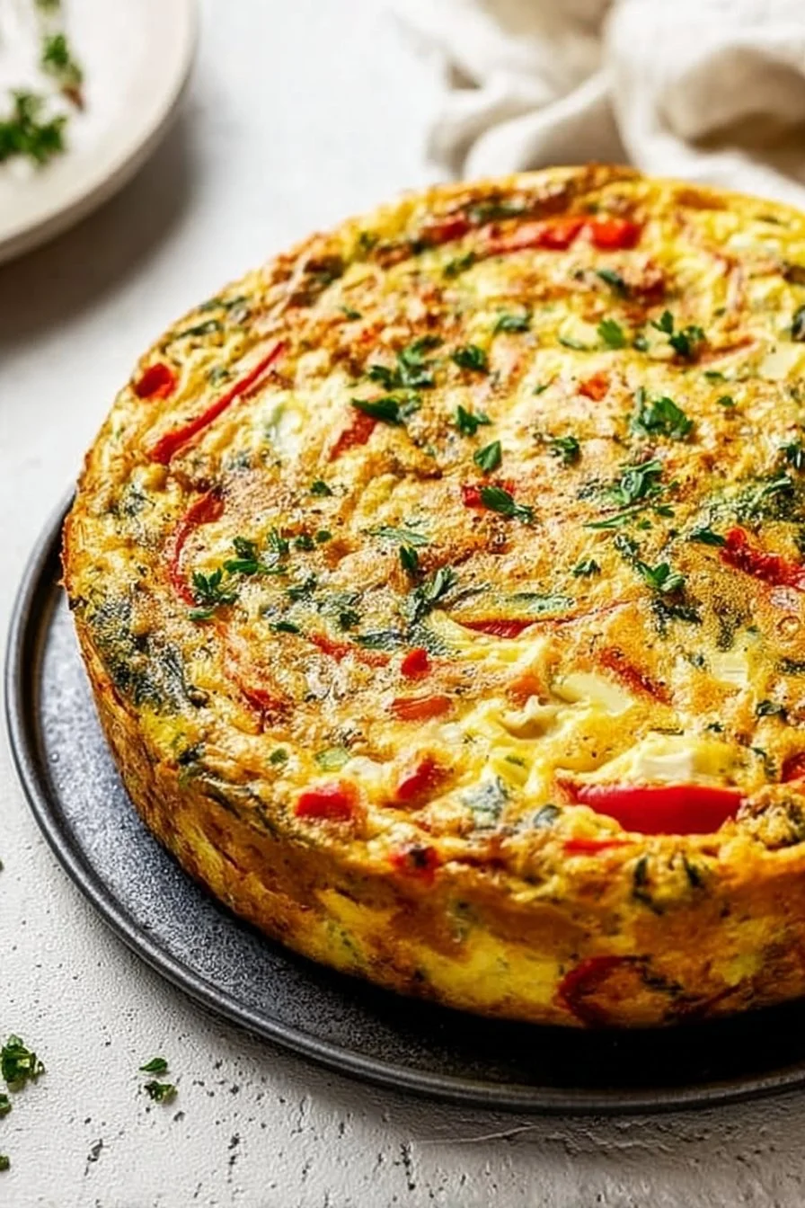 Vegan Vegetable Frittata