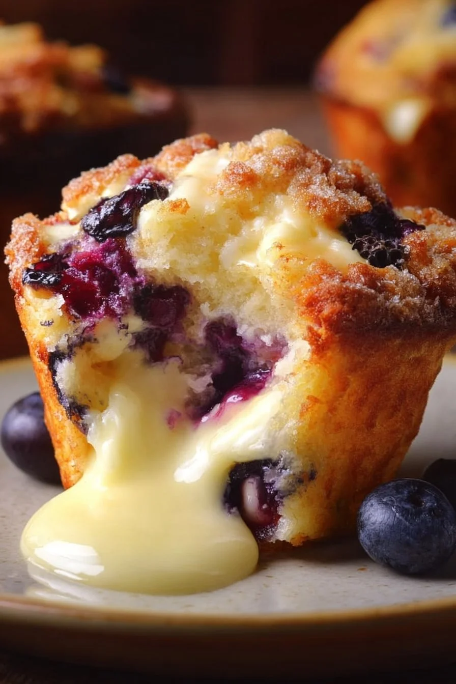 Blueberry Cream Cheese Muffins