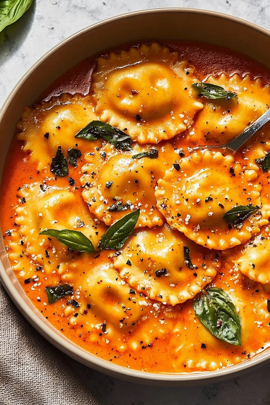 Cheese Ravioli Soup