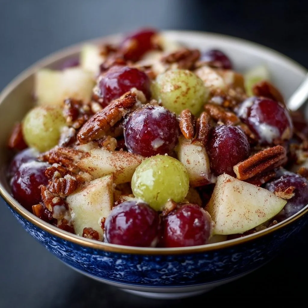 Cinnamon Apple Grape Salad