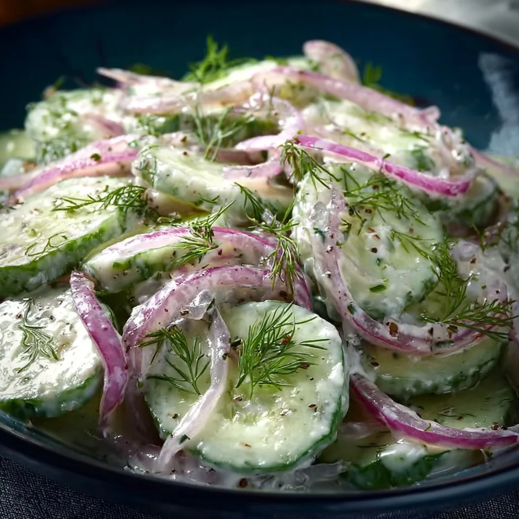 Creamy Cucumber Salad
