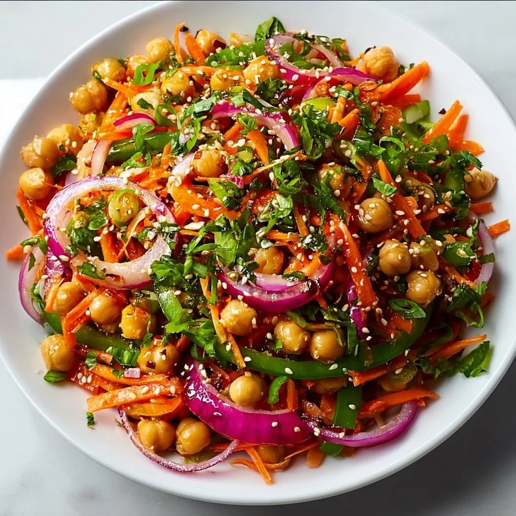 Crunchy Thai Chickpea Salad Recipe That You’ll Love!