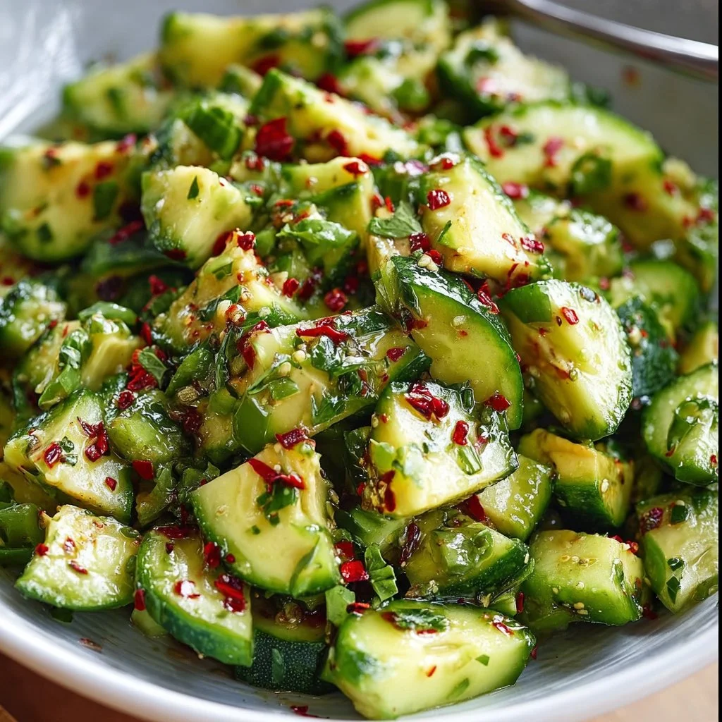 Cucumber Avocado Salad