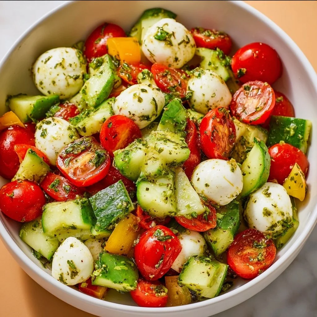Cucumber Mozzarella Salad