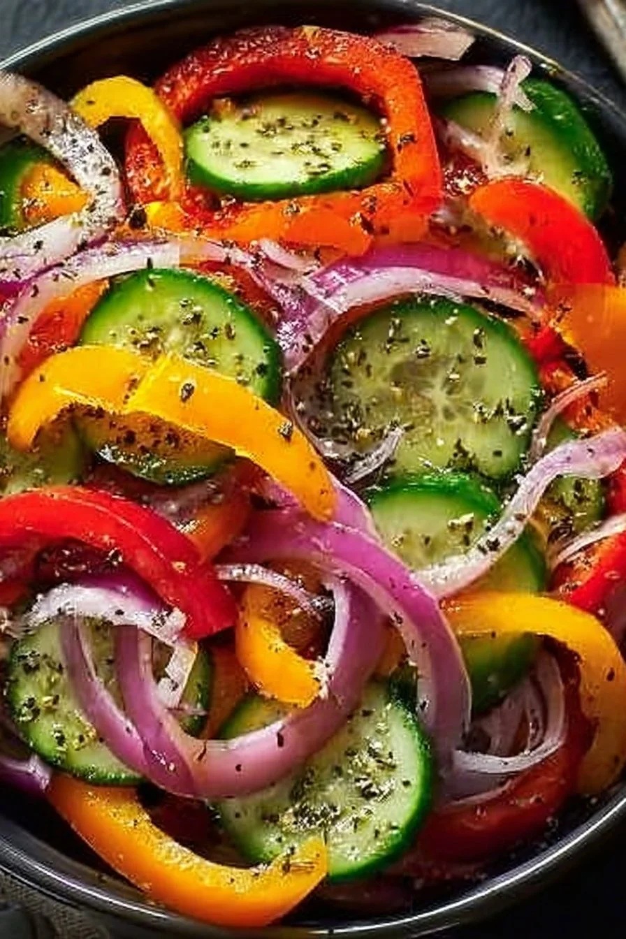 Cucumber Sweet Pepper Salad