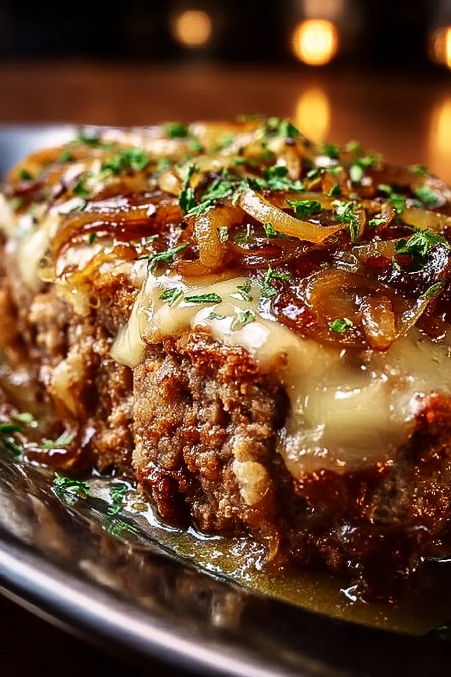 French Onion Meatloaf