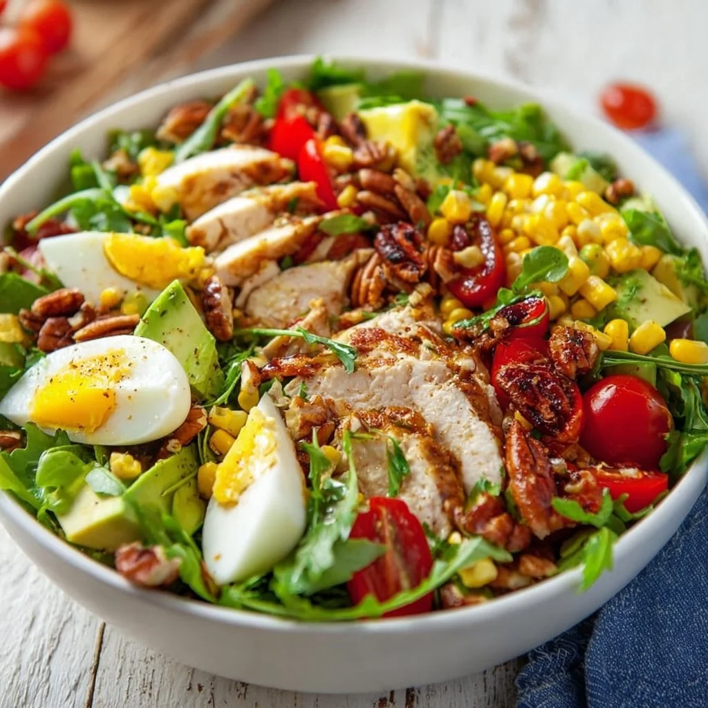 Grilled Chicken Salad with Homemade Sweet Onion Dressing
