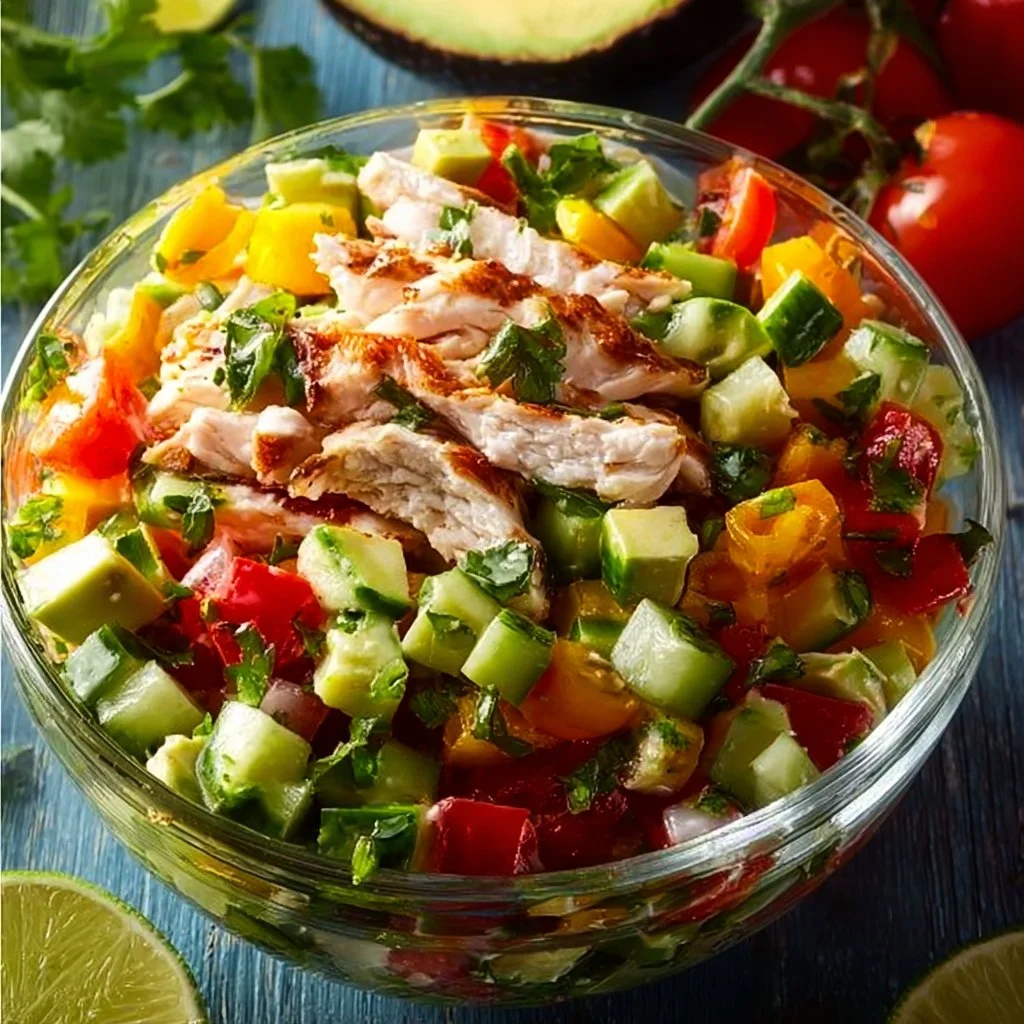 Healthy Avocado Chicken Salad