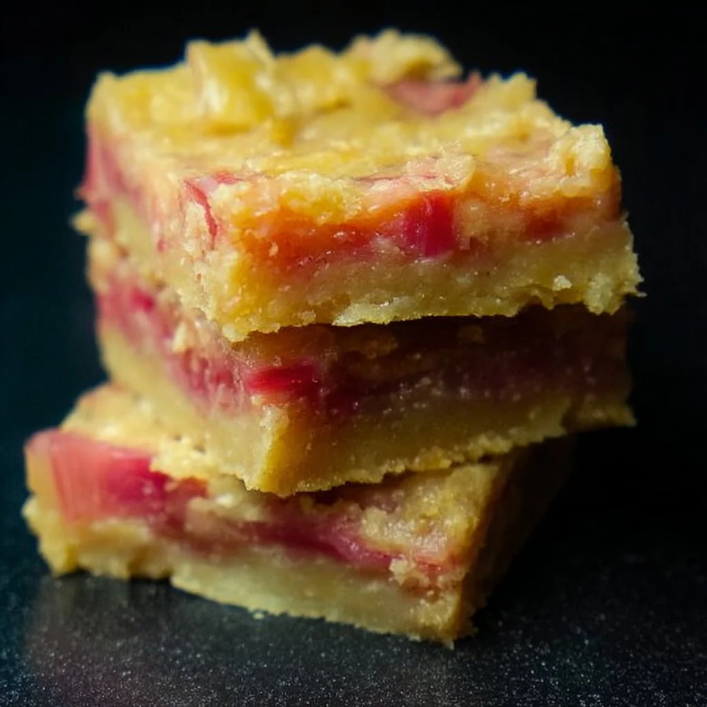 Lemon Rhubarb Bars