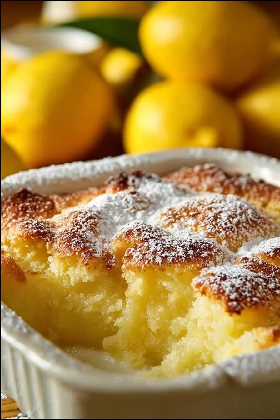 Magic Lemon Cobbler