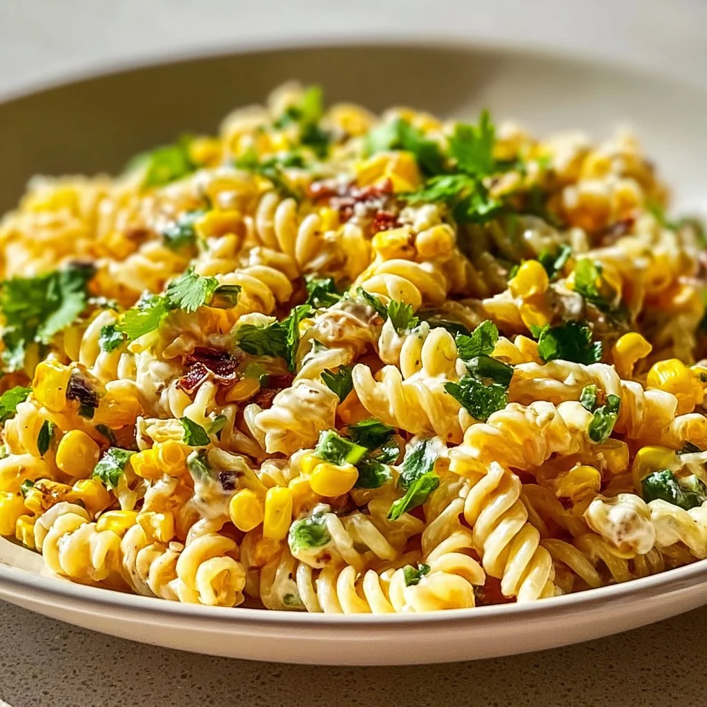 Mexican Street Corn Pasta Salad Recipe