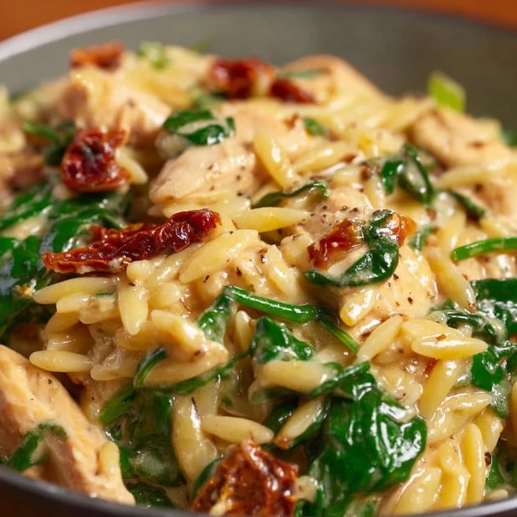 One Pan Marry Me Chicken Orzo