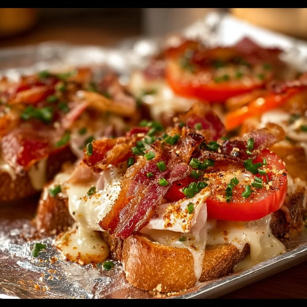 Open-Faced Hot Brown Sandwich with Mornay Sauce