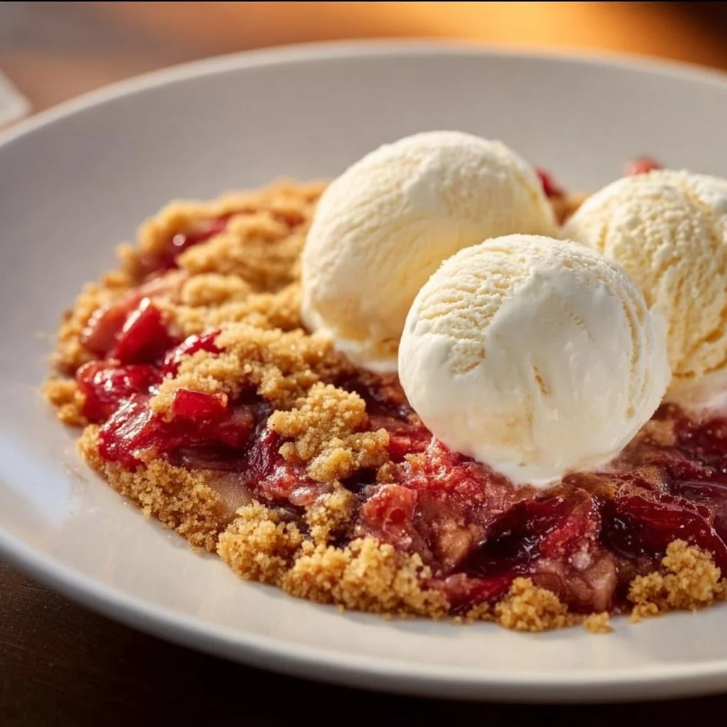 Pioneer Woman Rhubarb Crisp