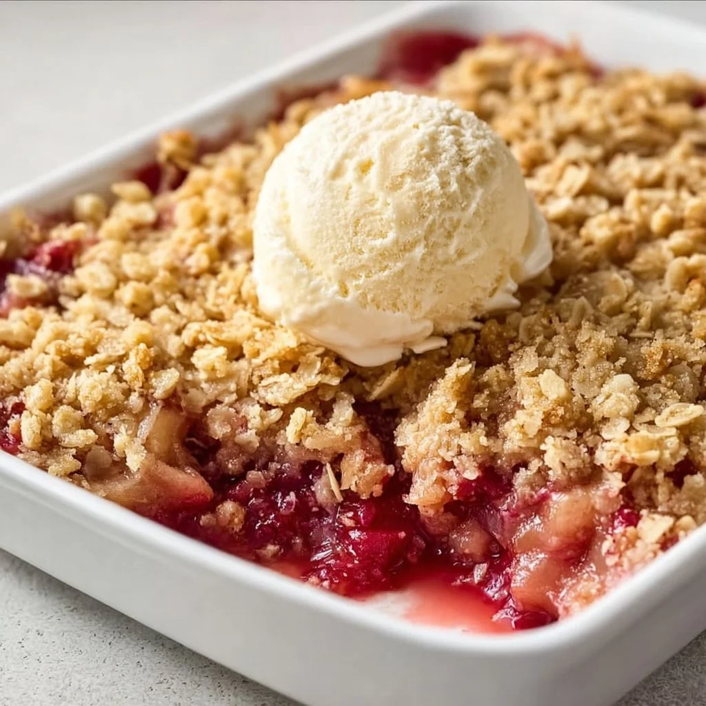 Rhubarb Crisp