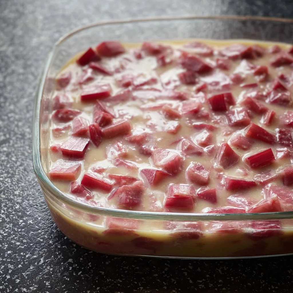 Rhubarb Dream Bars