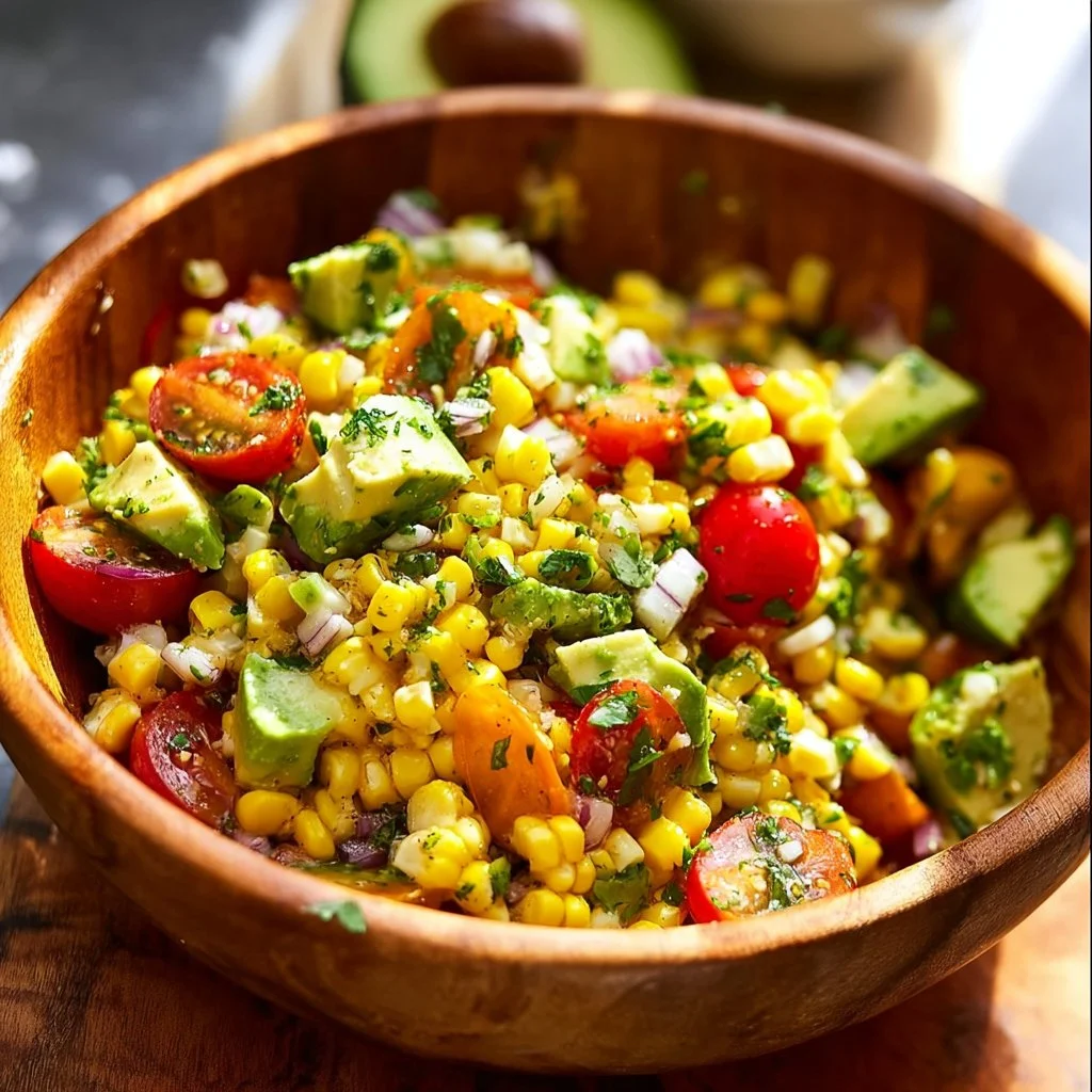 Summer Corn Salad with Avocado