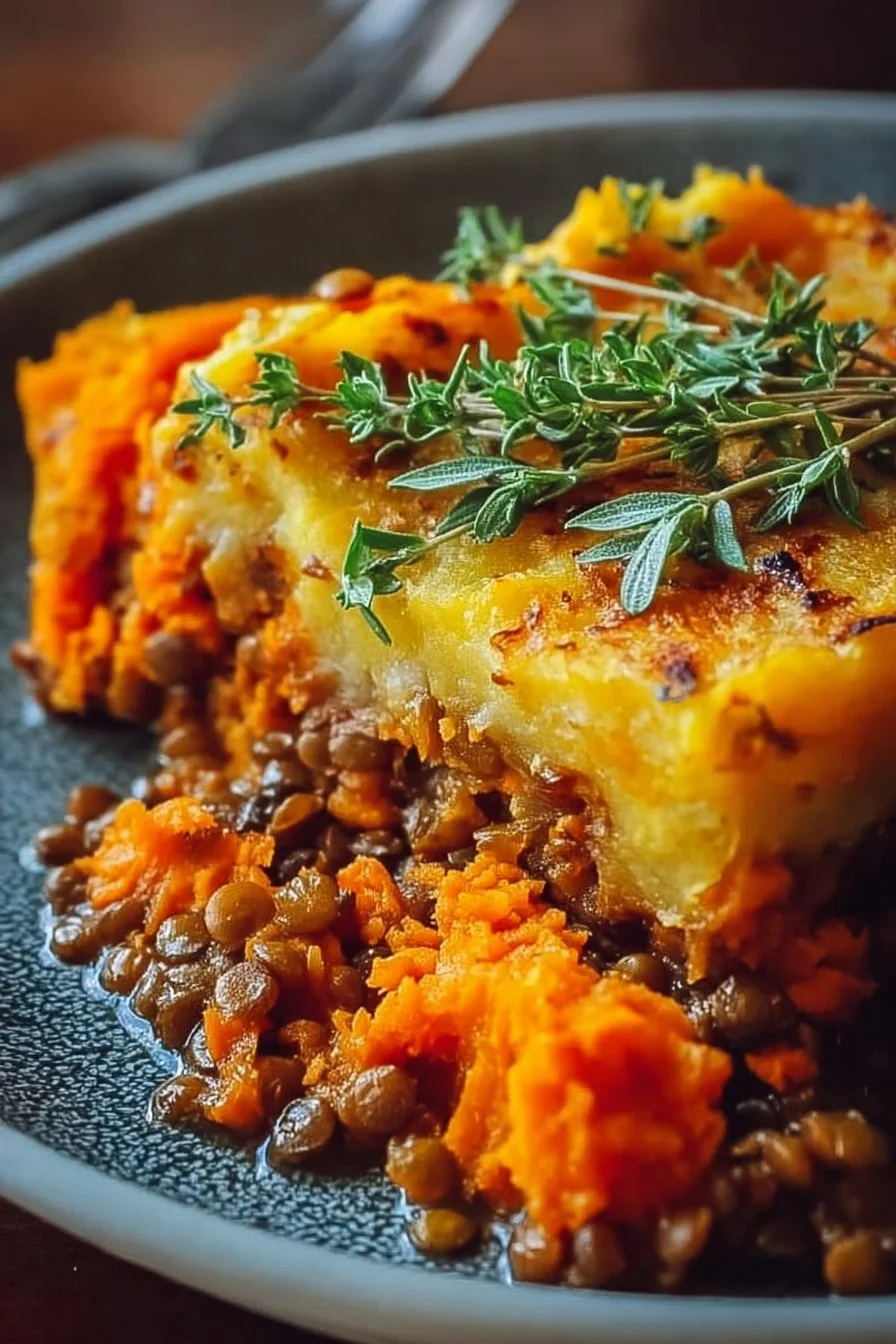 Sweet Potato and Lentil Shepherd’s Pie