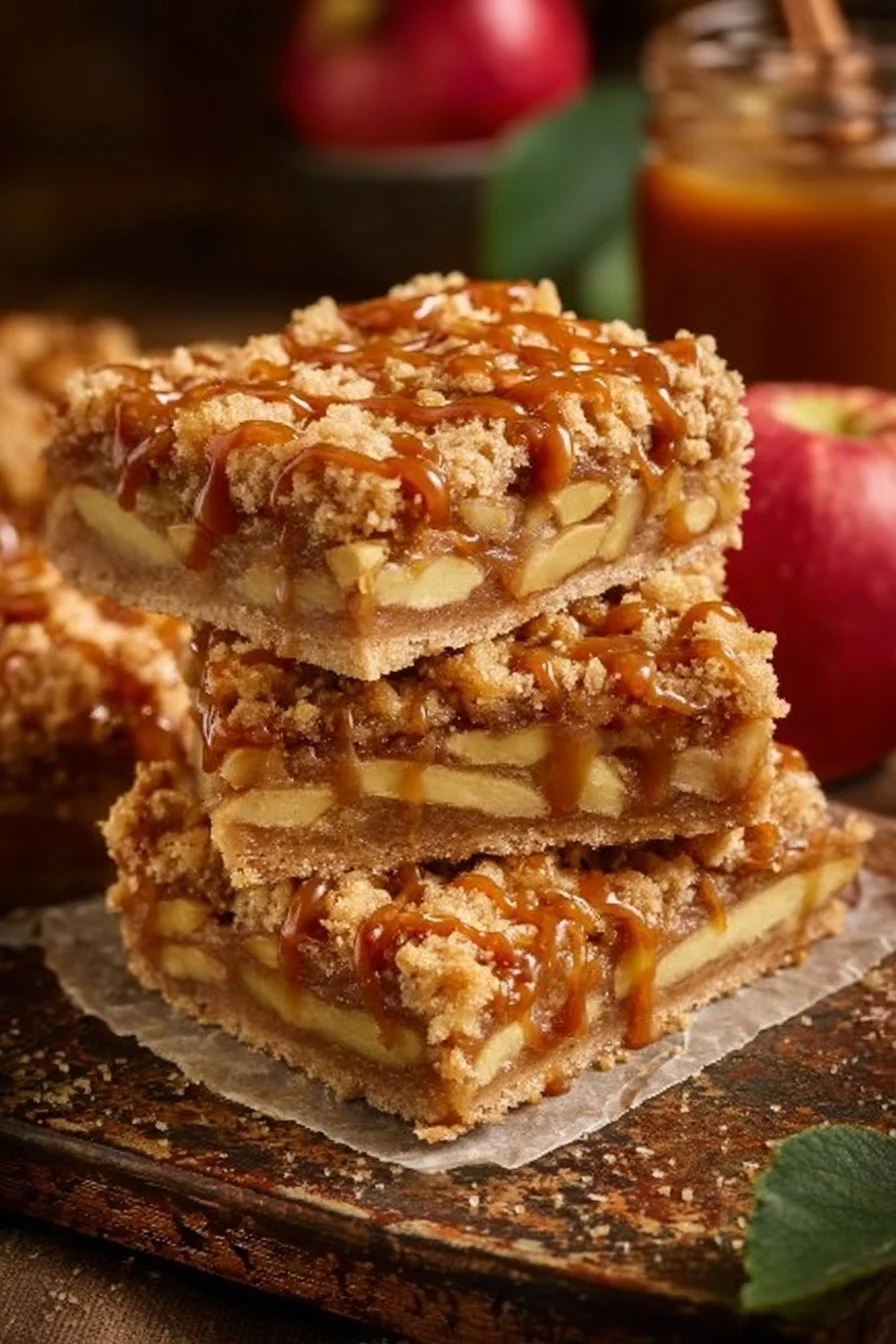 Caramel Apple Pie Bars