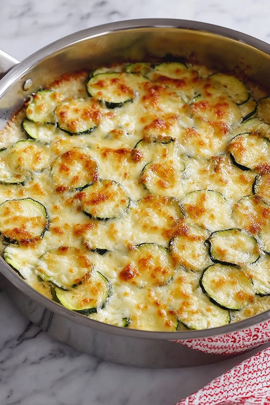 Cheesy Zucchini Gratin