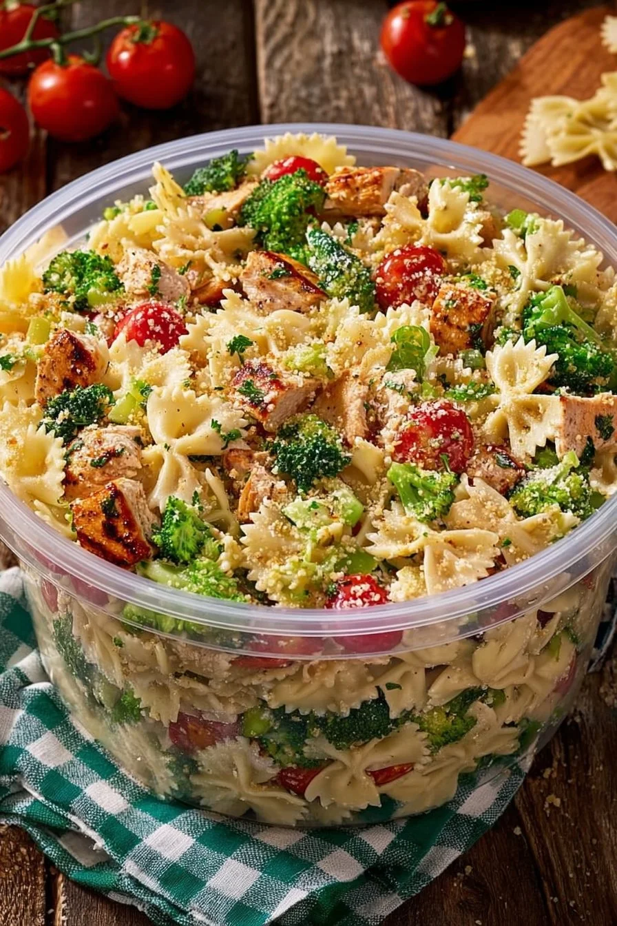 Chicken Caesar Pasta Salad