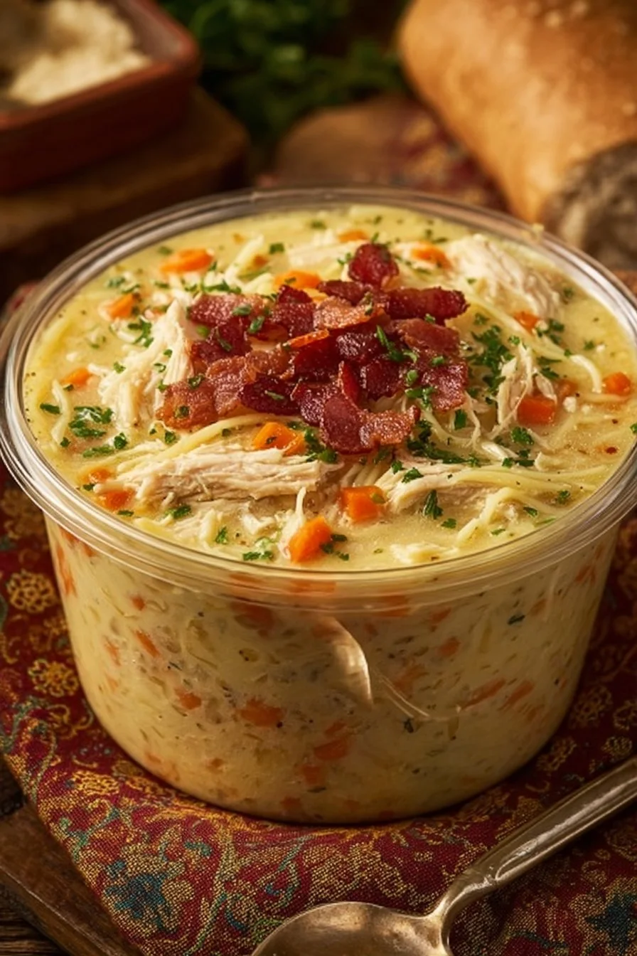 Crack Chicken Noodle Soup