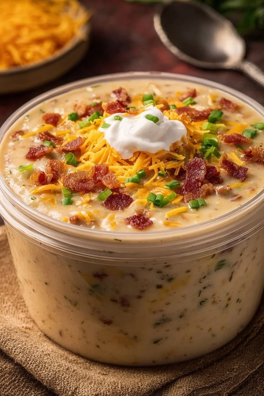 Crockpot Loaded Baked Potato Soup