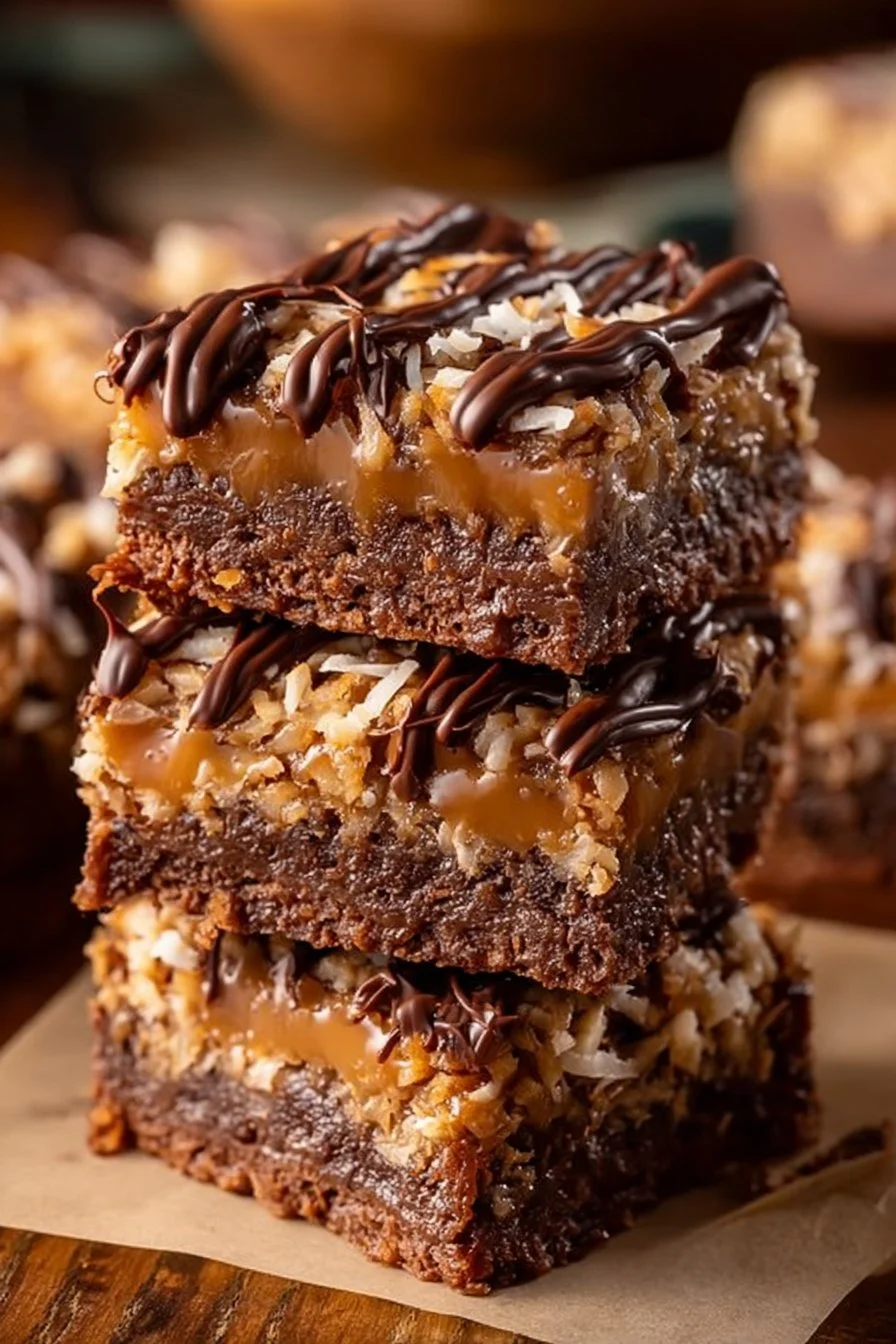 German Chocolate Brownies