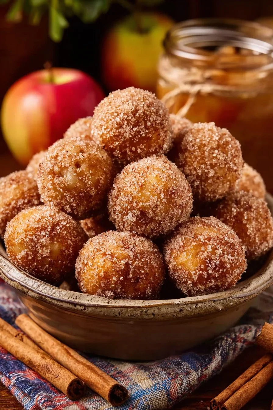 Incredible Apple Pie Donut Holes