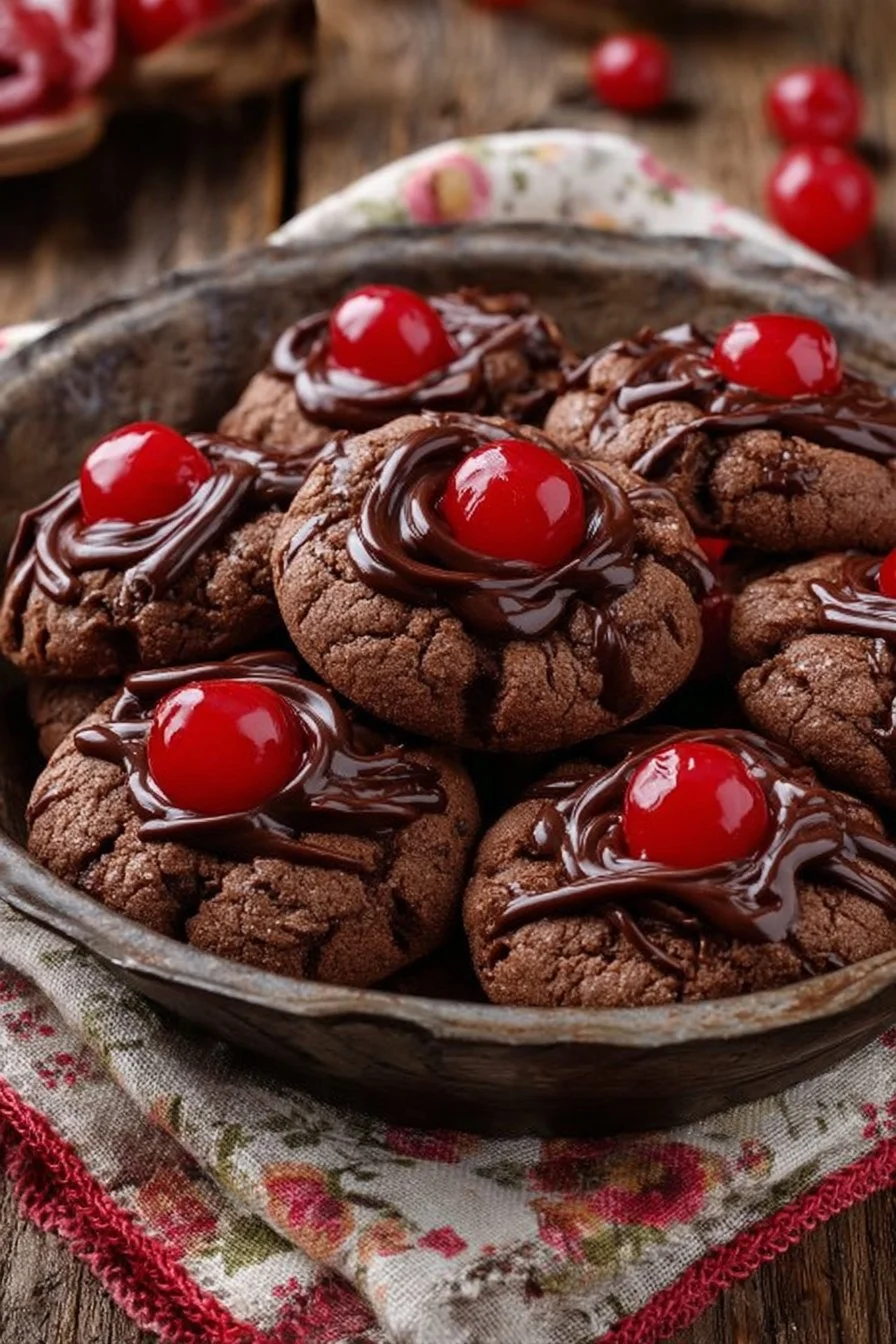 Incredible Chocolate Cherry Cookies