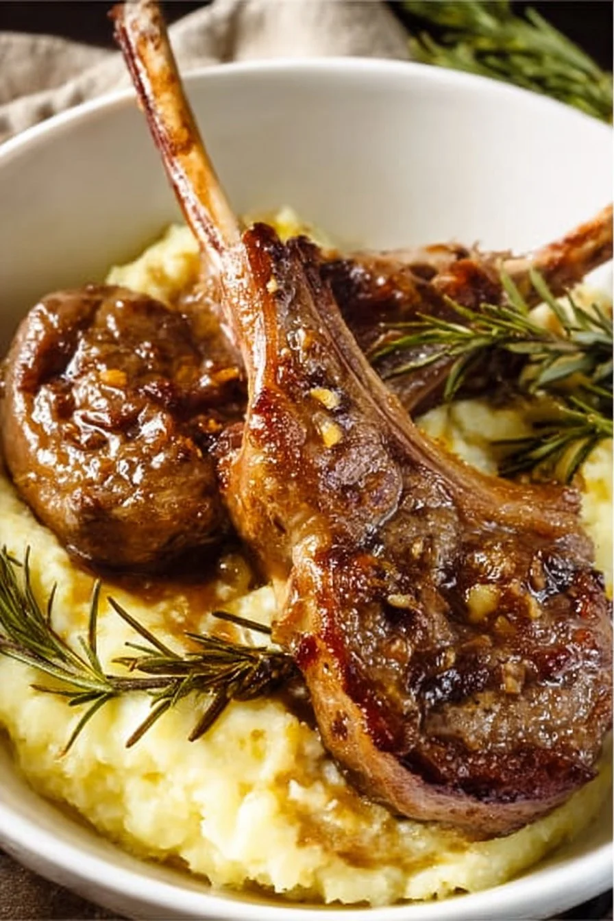 Incredible Garlic Balsamic Lamb Chops