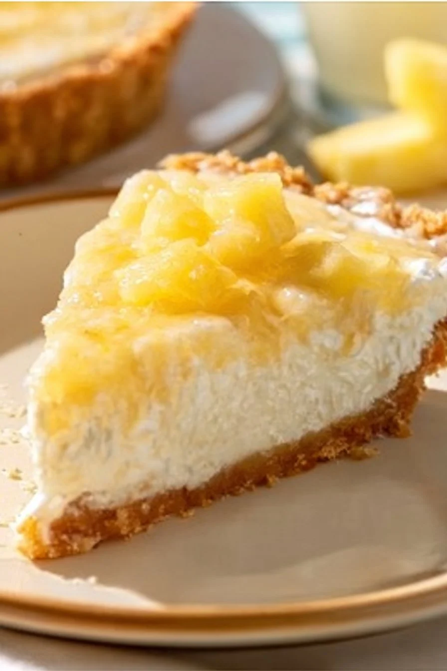 Incredible Pineapple Cheesecake Pie